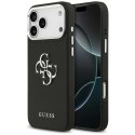 Guess Grained Big 4G Classic Logo - Etui iPhone 17 Pro Max (czarny)