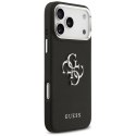 Guess Grained Big 4G Classic Logo - Etui iPhone 17 Pro Max (czarny)