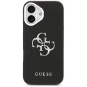 Guess Grained Big 4G Classic Logo - Etui iPhone 17 (czarny)