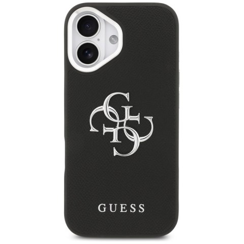 Guess Grained Big 4G Classic Logo - Etui iPhone 17 (czarny)