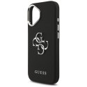 Guess Grained Big 4G Classic Logo - Etui iPhone 17 (czarny)