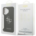 Guess Grained Big 4G Classic Logo - Etui iPhone 17 (czarny)