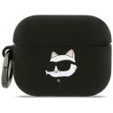 Karl Lagerfeld Silicone Choupette Head 3D - Etui AirPods Pro 3 (czarny)