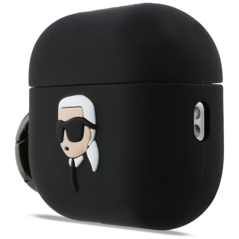 Karl Lagerfeld Silicone Karl Head 3D - Etui AirPods Pro 3 (czarny)