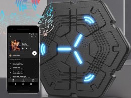 Music Boxing Machine Tarcza Bokserska Bluetooth Inteligentna Ścienna Trenażer Do Treningu