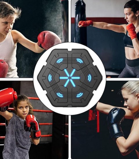 Music Boxing Machine Tarcza Bokserska Bluetooth Inteligentna Ścienna Trenażer Do Treningu