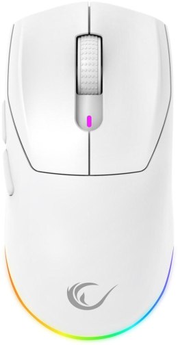 Mysz bezprzewodowa Rampage Prote M5 24000 DPI RGB LED 1K Hz biała