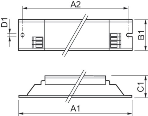 Philips HF-B 136/236 TL-D EII 220-240V 50/60Hz Balast