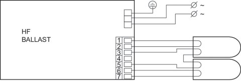 Philips HF-P 2 22-42 PL-T/C/L/TL5C EII 220-240V Balast