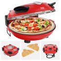 Piec do pizzy TEESA SUPREME + , 1200 W, 32 cm , okienko , wyjmowany kamień, sterowanie dwiema grzałkami