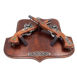 Repliki 2 Pistoletów skałkowych na wieszaku - do powieszenia na ścianę - TR-237