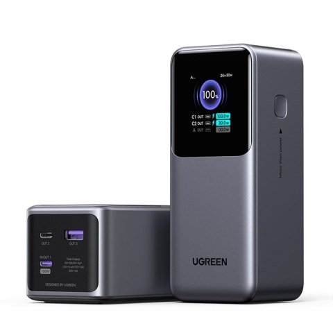 Ugreen 20000mAh 130W Fast Charging Powerbank Lit Szary