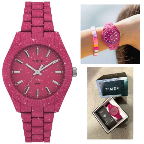 ZEGAREK DAMSKI TIMEX Legacy Ocean 37mm Recycled Plastic TW2V77200 + BOX