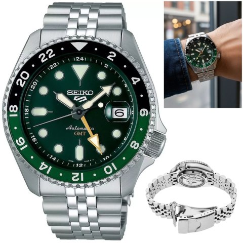 ZEGAREK MĘSKI SEIKO 5 SPORTS SSK035K1+ BOX