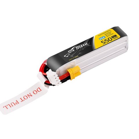 Akumulator Tattu 3s 550mAh 95C 11.4V HV Lipo Battery z konektorem XT30 Plug Long-Pack