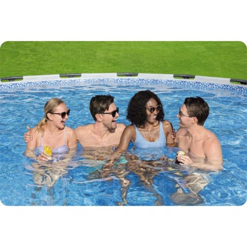 Basen ogrodowy stelażowy 457 x 122 cm 18w1 Bestway 56438