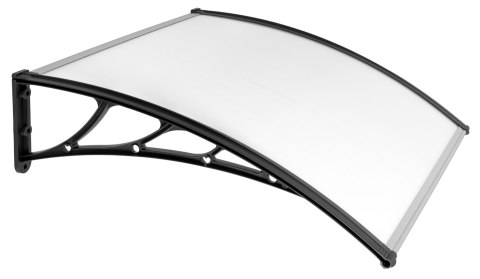 Daszek nad drzwi Miro 100x150cm czarny