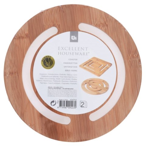 Podstawka pod Garnek Bambusowa EXCELLENT HOUSEWARE 20 cm Okrągła Ochronna
