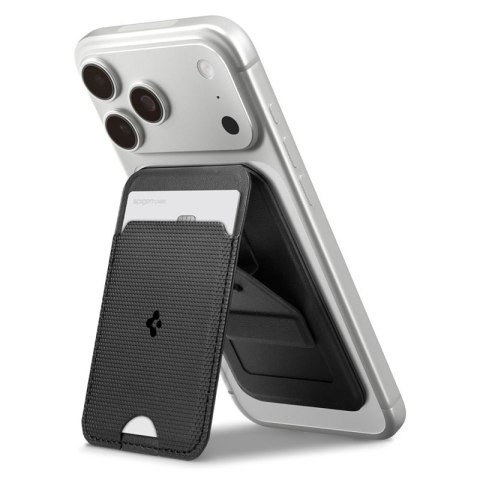 Spigen S314-3 Slim Fold Tripod MagSafe - Portfel magnetyczny z funkcją standu (Czarny)