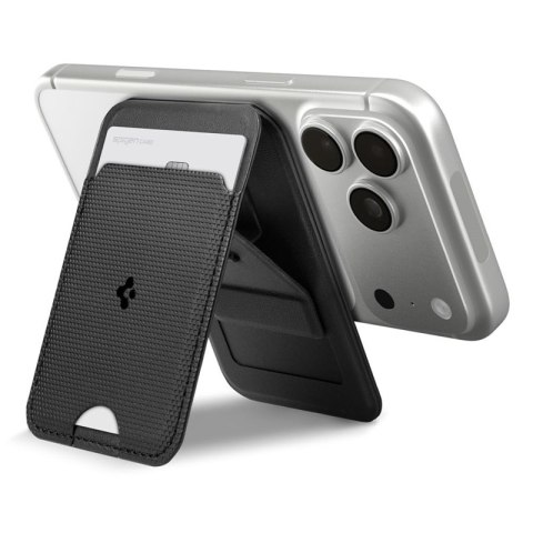 Spigen S314-3 Slim Fold Tripod MagSafe - Portfel magnetyczny z funkcją standu (Czarny)