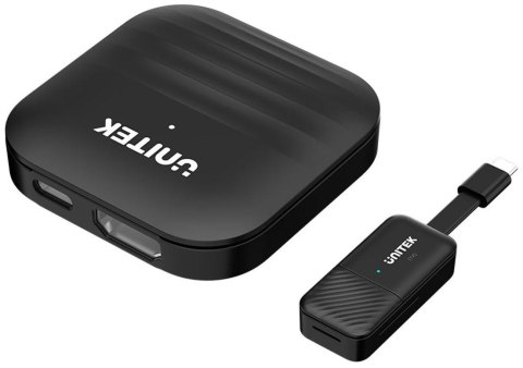 Unitek Bezprzewodowy nadajnik i odbiornik HDMI zasięg do 50m, czarny