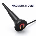Qoltec Antena 4G LTE z podstawą magnetyczną | 5dBi | wewnętrzna | dookólna | 600-2700 MHz | SMA | 3m