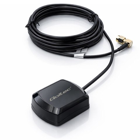 Qoltec Mobilna Antena GPS GLONASS z podstawą magnetyczną | dookólna | 28dBi | SMA RA