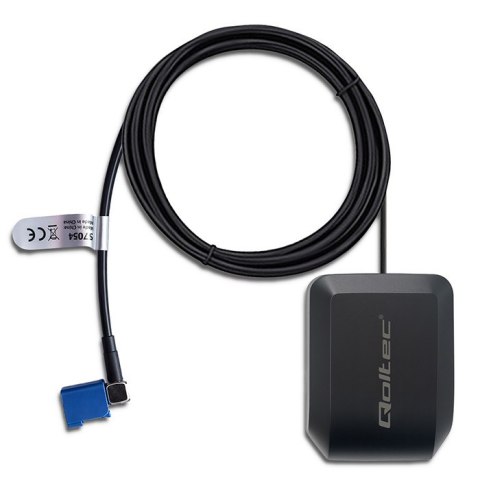 Qoltec Mobilna Antena GPS GLONASS z podstawą magnetyczną | dookólna | 28dBi | FAKRA
