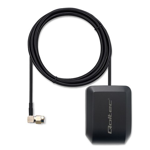 Qoltec Mobilna Antena GPS GLONASS z podstawą magnetyczną | dookólna | 28dBi | SMA RA