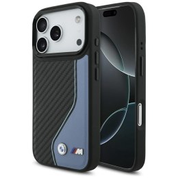 BMW M Carbon Logo MagSafe - Etui iPhone 17 Pro (niebieski)