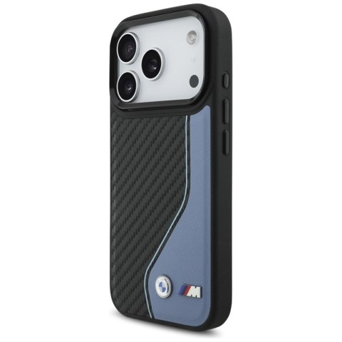 BMW M Carbon Logo MagSafe - Etui iPhone 17 Pro (niebieski)