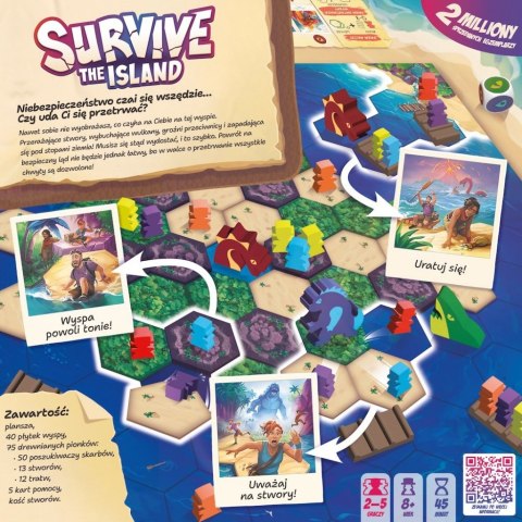 GRA SURVIVE THE ISLAND (edycja polska) podstawa REBEL