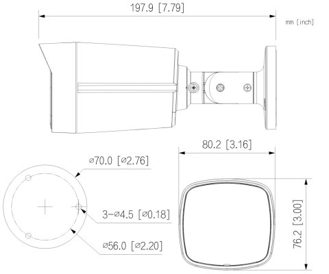 KAMERA AHD, HD-CVI, HD-TVI, PAL HAC-HFW1200TLM-IL-T-0280B-DIP Smart Dual Light Two-way Talk - 1080p 2.8 mm DAHUA