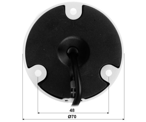 KAMERA AHD, HD-CVI, HD-TVI, PAL HAC-HFW1500RL-0280B-S3-DIP - 5 Mpx 2.8 mm DAHUA