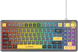 Klawiatura przewodowa Rampage CYCLONE KNOB RGB 90%