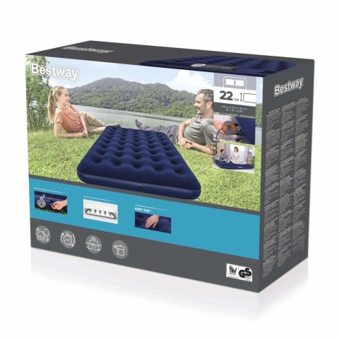Materac Welurowy FULL 191/137/22cm BESTWAY