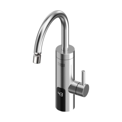 Przepływowy podgrzewacz wody - bateria kuchenna metalowa