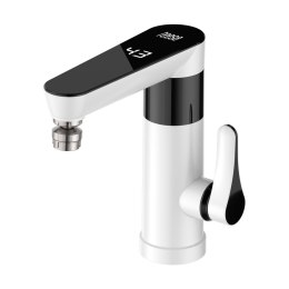 Przepływowy podgrzewacz wody - bateria stojąca metalowa