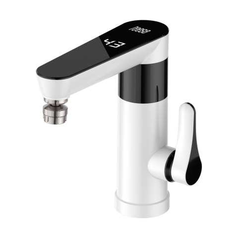 Przepływowy podgrzewacz wody - bateria stojąca metalowa