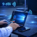 Qoltec Antena 4G 5G LTE | 9dBi | kierunkowa | zewnętrzna | SMA | wodoodporna | 3m