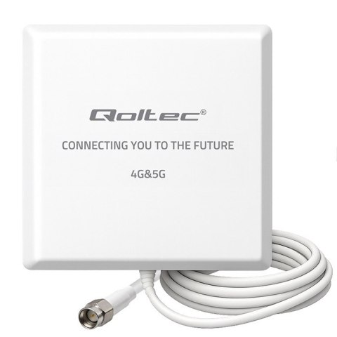 Qoltec Antena 4G 5G LTE | 9dBi | kierunkowa | zewnętrzna | SMA | wodoodporna | 3m