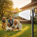 Qoltec Antena 4G 5G LTE | 9dBi | kierunkowa | zewnętrzna | SMA male | wodoodporna | 3m