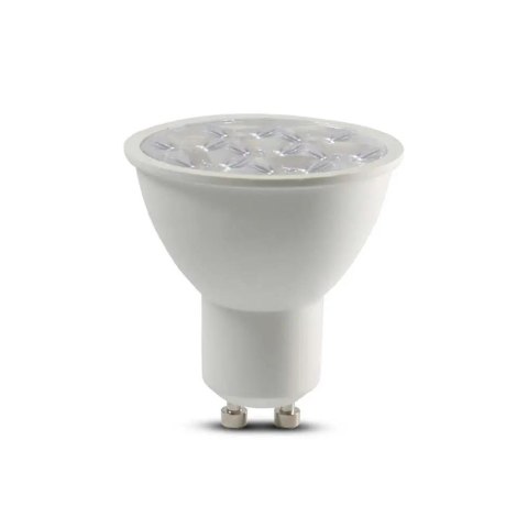 Żarówka LED V-TAC SAMSUNG CHIP GU10 6W 10st (wąski kąt światła) VT-249 3000K 445lm 5 lat gwarancji