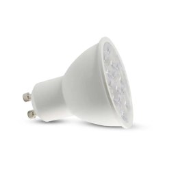 Żarówka LED V-TAC SAMSUNG CHIP GU10 6W 10st (wąski kąt światła) VT-249 3000K 445lm 5 lat gwarancji