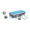 Basen ogrodowy stelażowy 549x274x122cm 17w1 Bestway 56466N