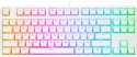 Klawiatura przewodowa Rampage TKL GHOST biały