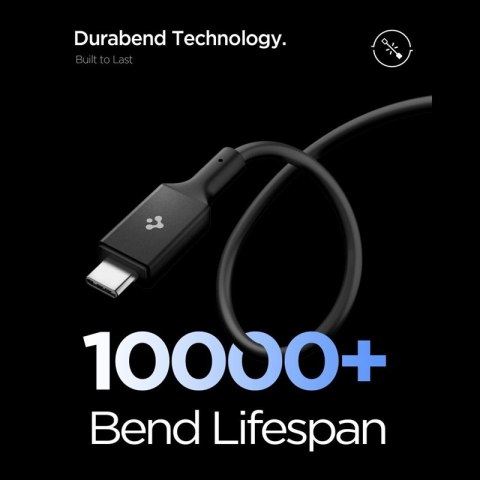Spigen EB24012CC Essential - Kabel USB-C do USB-C PD 240W 1.2m (Czarny)