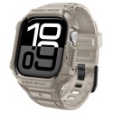 Spigen Rugged Armor Pro V2 - Pasek z obudową do Apple Watch 10 / 11 46 mm (Dune Beige)