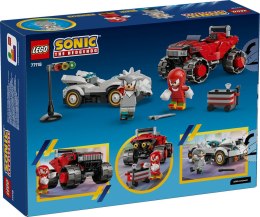 77118 | Silver w Samochodzie Kontra Knuckles w Monster Trucku