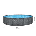 Basen ogrodowy stelażowy 610 x 132 cm 11w1 Bestway 561KE